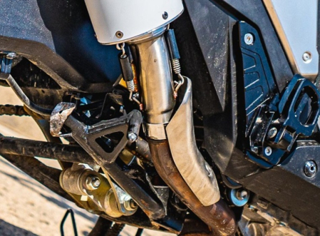 Slip-on exhaust GPR SATINOX HON.262.1.SAT Brushed Stainless steel including removable db killer and link pipe [5]