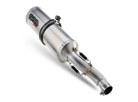 Slip-on exhaust GPR SATINOX HON.269.1.SAT Brushed Stainless steel including removable db killer and link pipe [4]