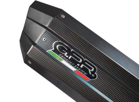 Slip-on exhaust GPR SONIC POPPY E5.BM.107.1.SOPO Brushed Stainless steel including removable db killer and link pipe [3]