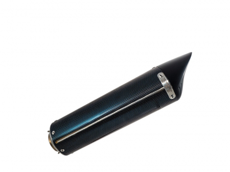 Slip-on exhaust GPR TIBURON BE.3.TIBPO Inox Carbon look including removable db killer and link pipe [4]