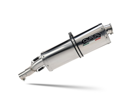 Slip-on exhaust GPR TRIOVAL BMW.66.TRI Polished Stainless Steel including removable db killer and link pipe [1]