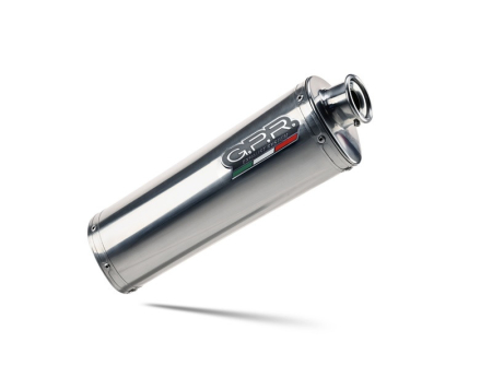 Piese moto - Slip-on exhaust GPR TRIOVAL BMW.66.TRI Polished Stainless Steel including removable db killer and link pipe