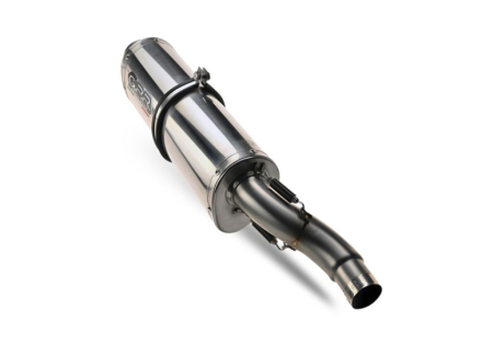 Slip-on exhaust GPR TRIOVAL H.226.1.E4.TRI Polished Stainless Steel including removable db killer and link pipe [3]