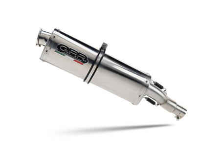 Slip-on exhaust GPR TRIOVAL H.226.1.E4.TRI Polished Stainless Steel including removable db killer and link pipe [1]