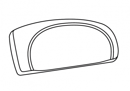 Sei si spatare - Spatar SHAD D0RI50 for ATV110/ATV80/SH46