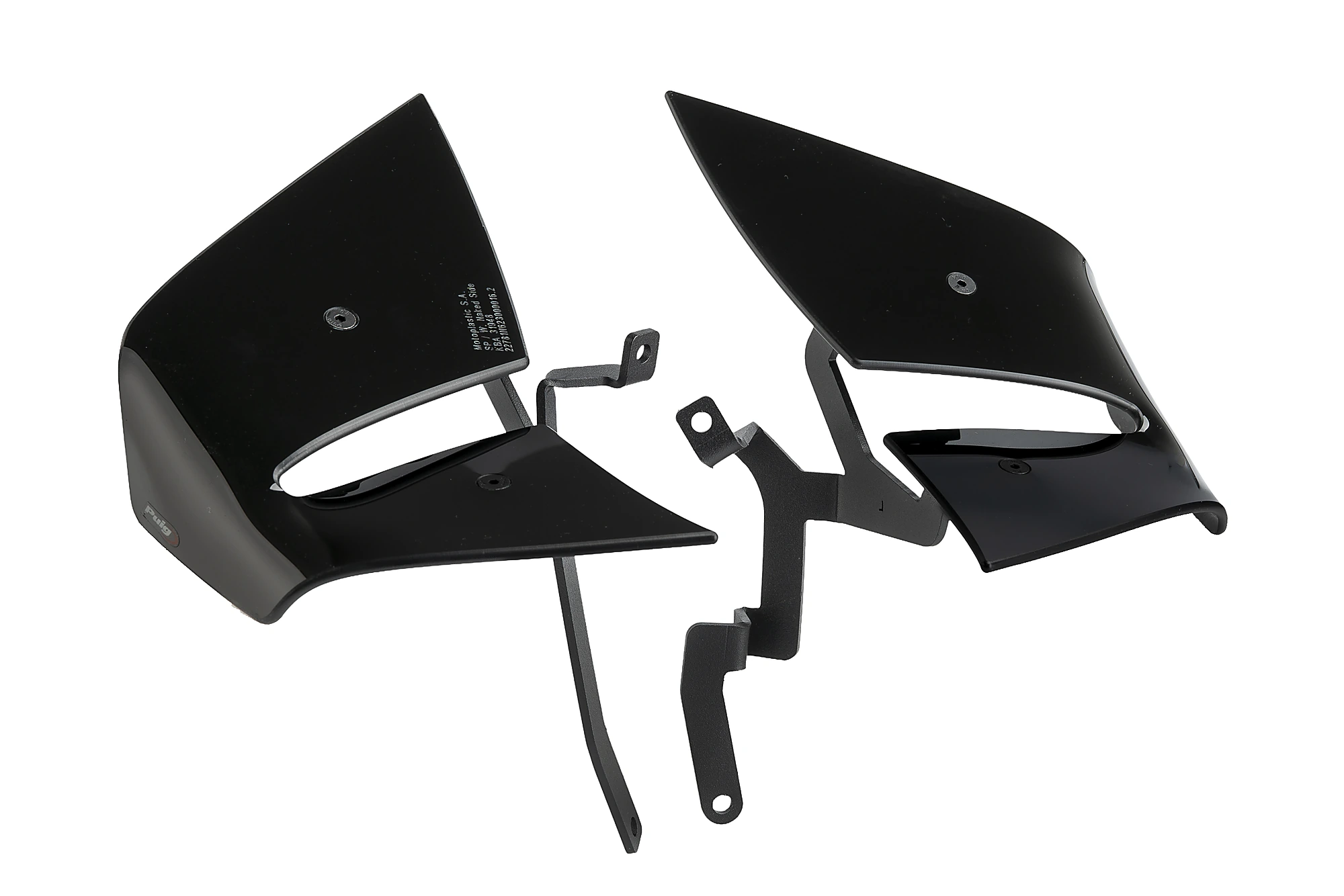 Piese moto - Spoilers PUIG D12 22781N Negru