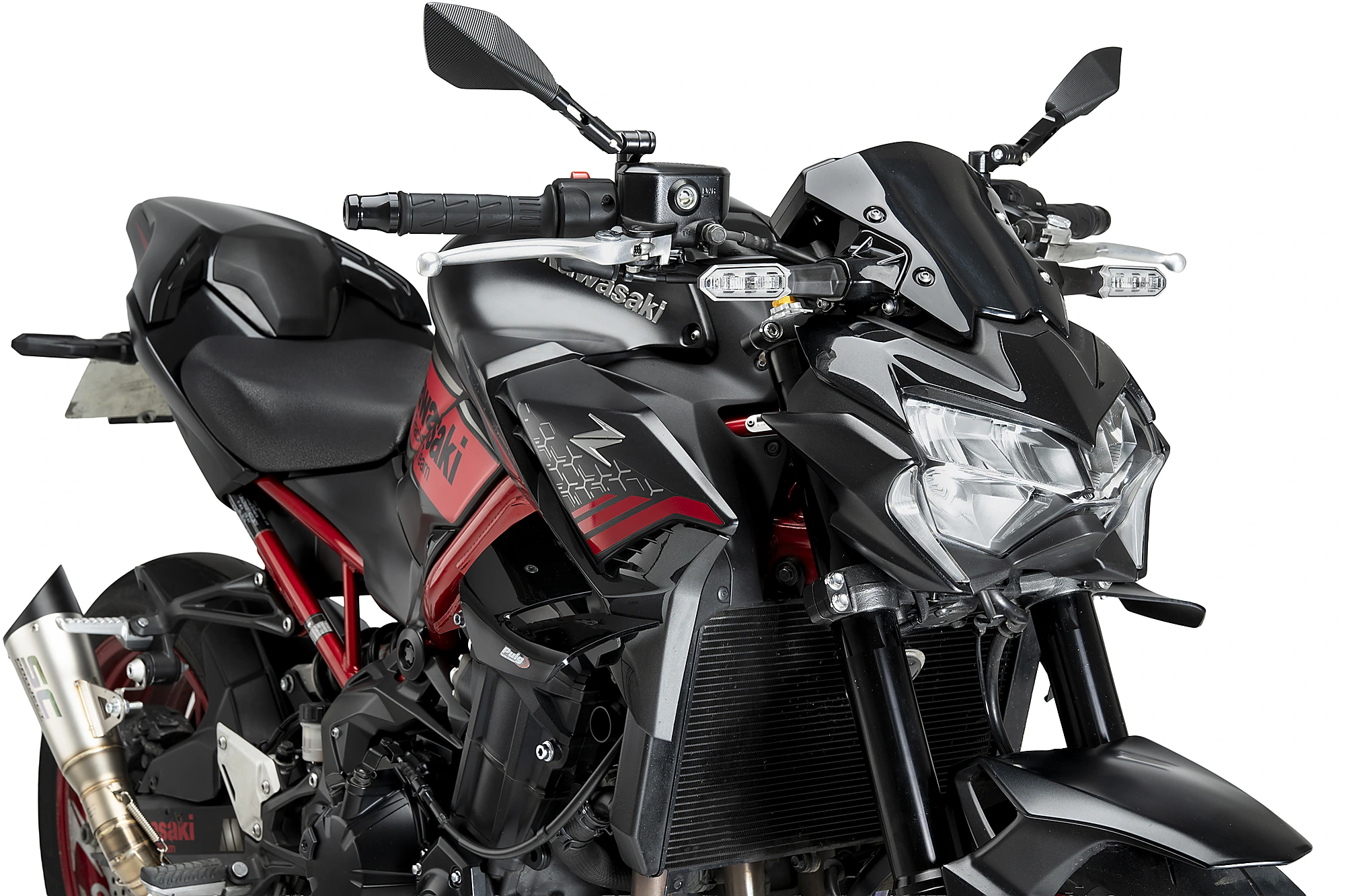 Piese moto - Spoilers PUIG D12 22901N Negru