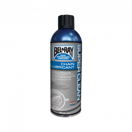 Piese moto - Spray de lubrifiat lantul Bel-Ray SUPERCLEAN CHAIN LUBRICANT (spray 175ml)