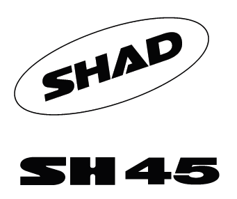 Spare parts SHAD - Stickers SHAD Alb for SH45