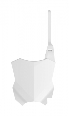 Piese moto - Suport de numar POLISPORT 8665900002 Alb