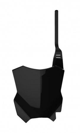 Piese moto - Suport de numar POLISPORT 8665900008 restyling Negru