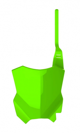 Piese moto - Suport de numar POLISPORT 8665900010 restyling lime green