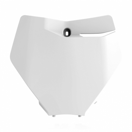 Piese moto - Suport de numar POLISPORT 8666400008 white BD