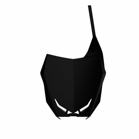 Piese moto - Suport de numar POLISPORT 8666600002 restyling Negru