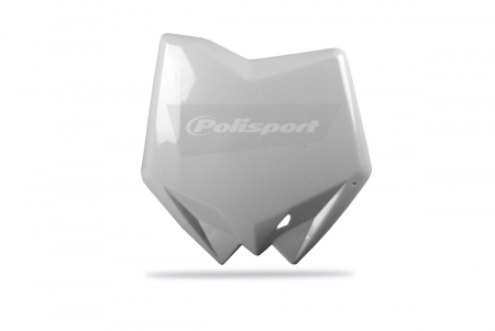 Piese moto - Suport de numar POLISPORT Alb