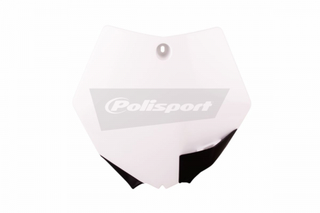 Piese moto - Suport de numar POLISPORT Alb