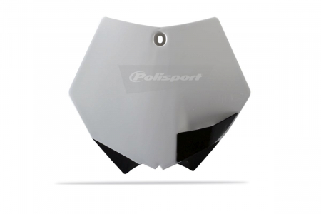 Piese moto - Suport de numar POLISPORT Alb