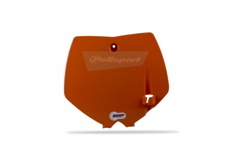 Piese moto - Suport de numar POLISPORT orange KTM