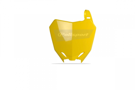 Piese moto - Suport de numar POLISPORT yellow RM 01
