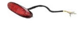 Piese moto - Tail Light for rear fender POLISPORT RSP LED 2.0 8678100020 Rosu