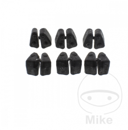 Piese moto - Tampoane amortizare TOURMAX rubber 6-piece set