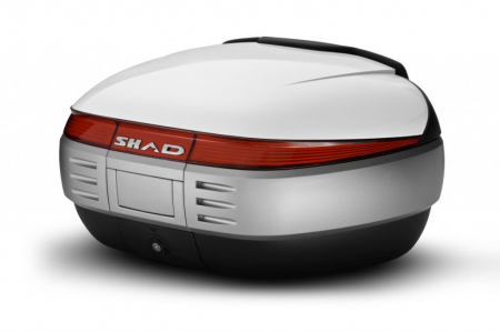 Piese moto - Top case cu capac colorat SHAD SH50 Alb