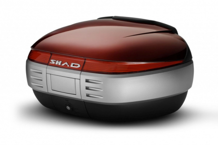 Piese moto - Top case cu capac colorat SHAD SH50 Rosu