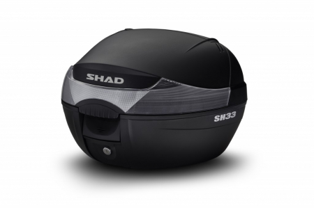 Piese moto - Top case SHAD SH33 Negru