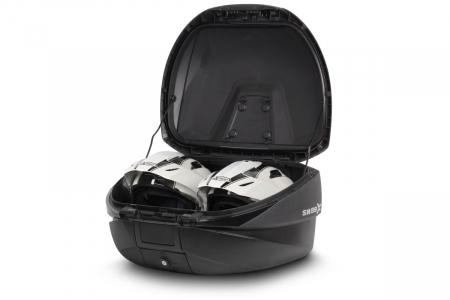 Top case SHAD SH59X D0B59200 negru cu capac de aluminiu (expandable concept) with PREMIUM SMART lock [2]