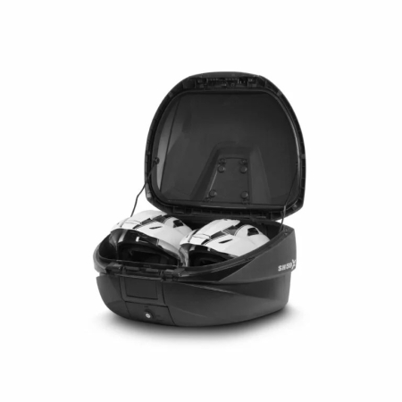 Top case SHAD SH59X D0B59200 negru cu capac de aluminiu (expandable concept) with PREMIUM SMART lock and backrest [3]