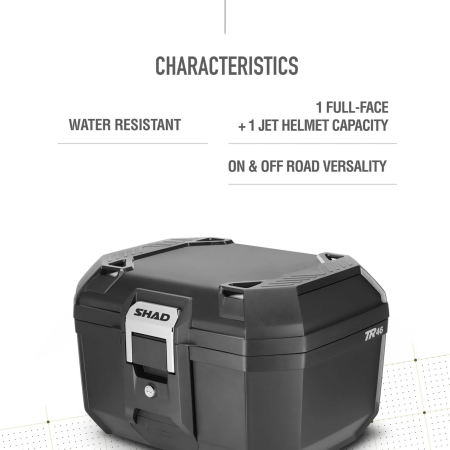 Top case SHAD Terra TR46 D0TR46200 Aluminiu [4]