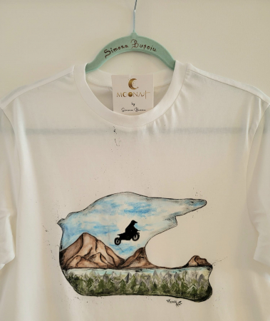 Tricou MOONArt Landscape Enduro Helmet [1]