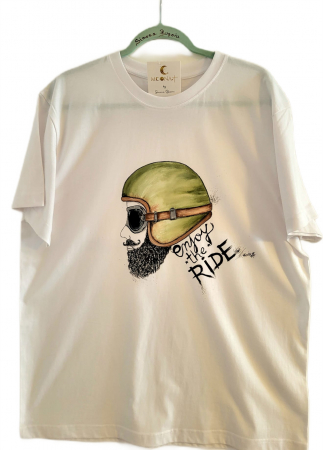 CASUAL - Tricou MOONArt Retro Enjoy The Ride
