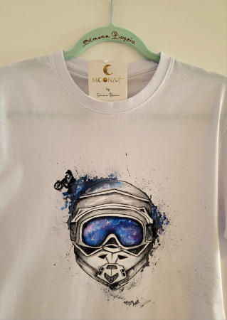 Tricou MOONArt Universe Enduro Helmet [1]