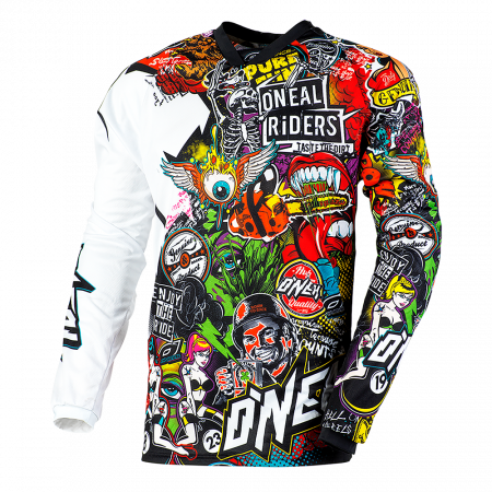 Adulti - Tricou enduro cross O'Neal Mayhem Crank