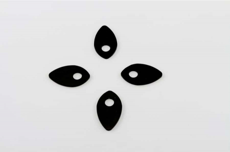Piese moto - Turn signal covers PUIG 3957N Negru