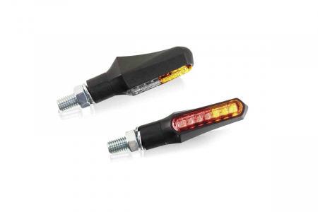 Piese moto - Turn signals PUIG CURVE 9084N Negru front, homologated
