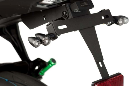 Piese moto - Turn signals PUIG DOUBLE 9556N Negru rear, homologated