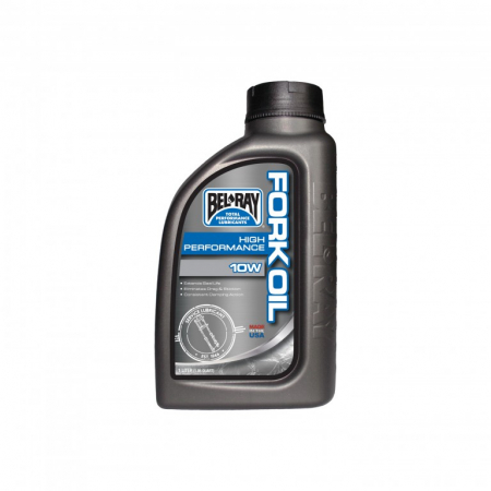 Piese moto - Ulei de furca Bel-Ray HIGH PERFORMANCE FORK OIL 10W 1l
