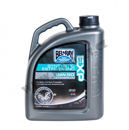 Piese moto - Ulei de motor Bel-Ray EXP SYNTHETIC ESTER BLEND 4T 15W-50 4 l