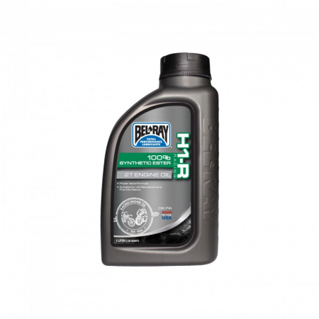 Piese moto - Ulei de motor Bel-Ray H1-R RACING 100% SYNTHETIC ESTER 2T 1 l