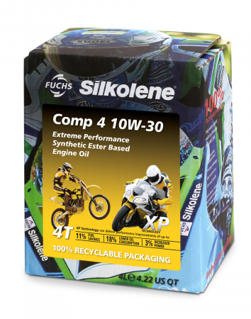 Piese moto - Ulei de motor SILKOLENE COMP 4 10W-30 - XP 601450976 4 l