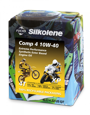 Piese moto - Ulei de motor SILKOLENE COMP 4 10W-40 - XP 601449710 4 l
