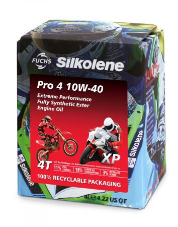 Piese moto - Ulei de motor SILKOLENE PRO 4 10W-40 - XP 4 l