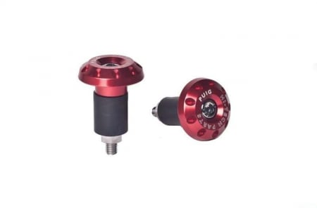 Piese moto - Universal bar ends PUIG RACE 6222R Rosu D 13-18mm