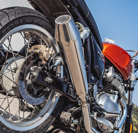 Universal silencer GPR ULTRACONE CAFÉ RACER CAFE.7.ULTRA Brushed Stainless steel without link pipe [1]