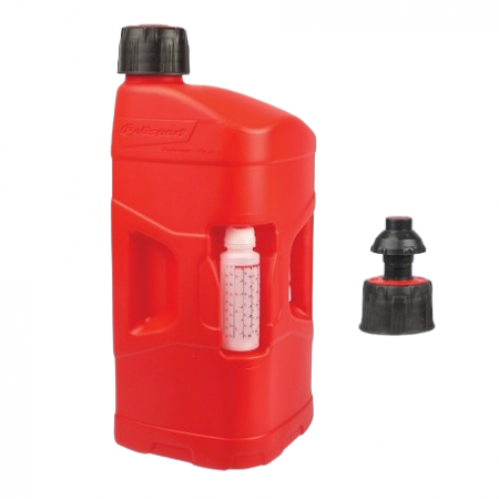 Piese moto - Utility can POLISPORT PROOCTANE Clear red