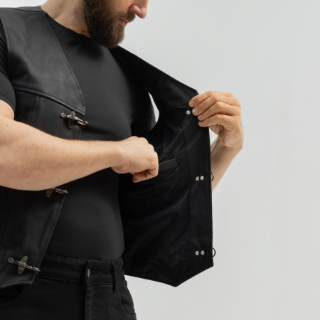 Vesta de piele Broger Clubman [7]