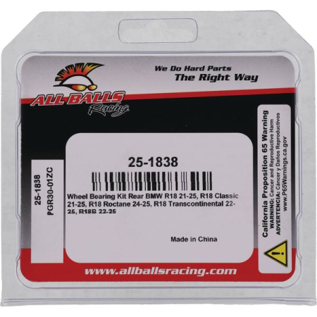 Wheel Bearing Kit All Balls Racing 25-1838 [3]