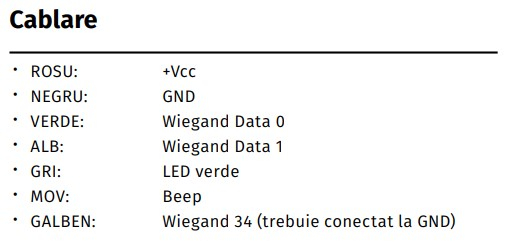 PRO-ID10-EM-WG * Cititor de proximitate RFID, Wiegand, IP65 [2]